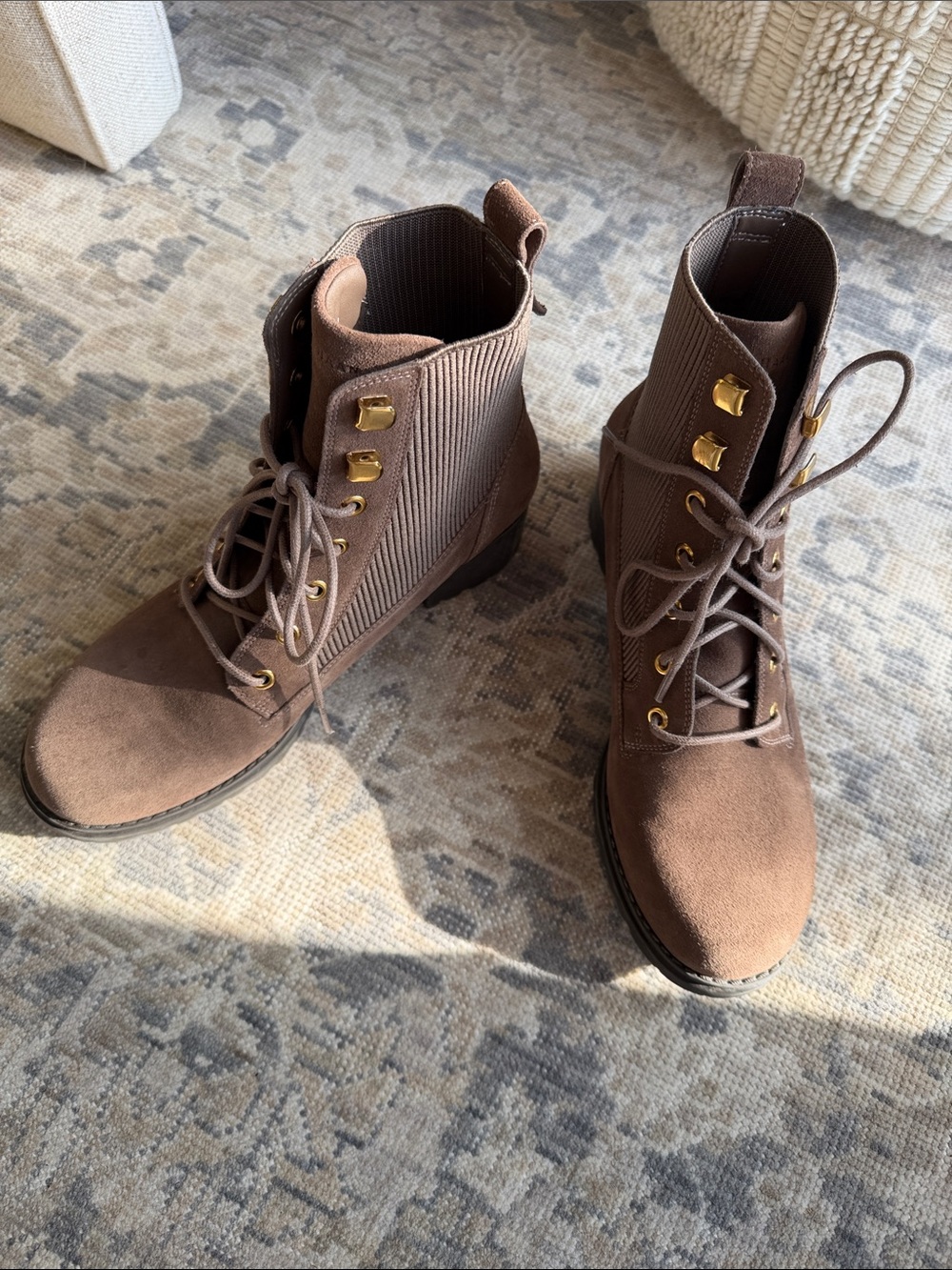 Cole Haan waterproof brown Camea II waterproof Lace-Up Ankle Boots
